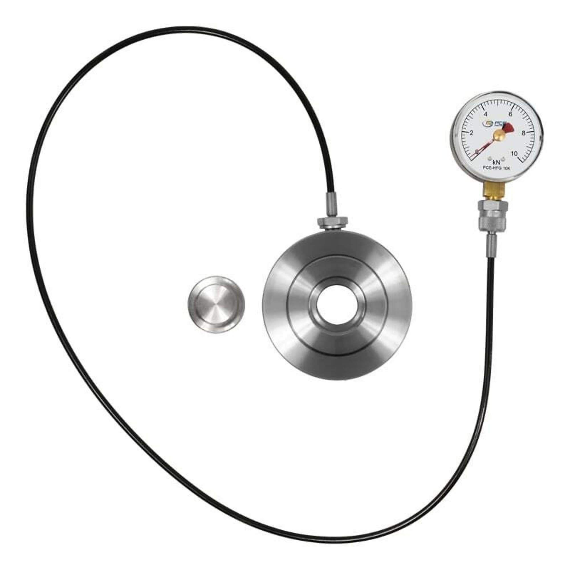 PCE Instruments Hydraulic Force Gauge — 10kN, Model# PCE-HFG 10K-E100